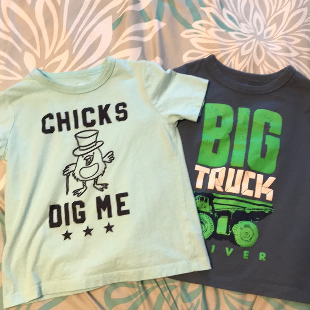 Set of Toddler Boys Graphic Tee